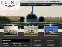 Tablet Screenshot of flinnaviation.com